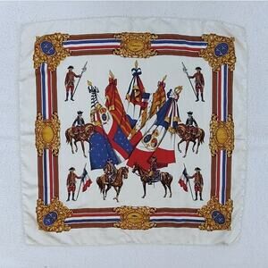 Longchamp "La Célébration 1789" large silk scarf – French Revolution EUC